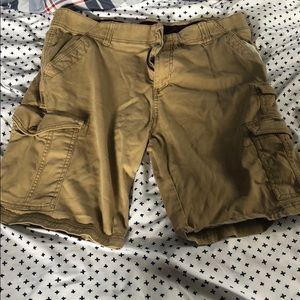 Tan Cargo Shorts